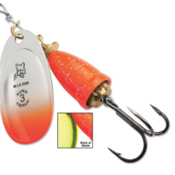 Blue Fox Vibrax Spinner -FISHING ELECTRONICS Sales BF OrangeChartCandyBack