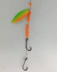 Jiggernaut Tackle Steel Worm Harness Blade Size 4 Hook Size 2