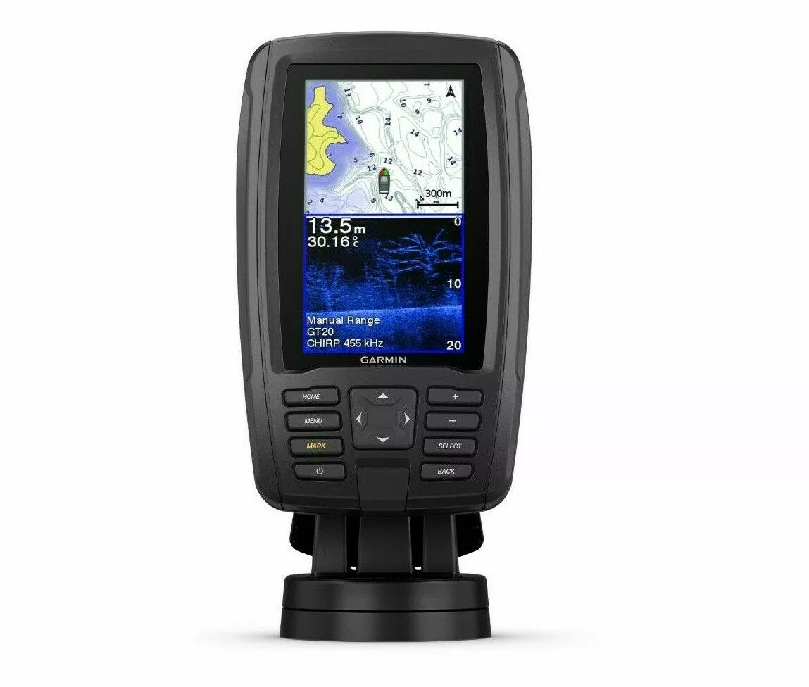 Garmin 4" ECHOMAP Plus 45cv Sonar Chartplotter With GT20 Transducer 1 Garmin 4" ECHOMAP Plus 45cv Sonar Chartplotter With GT20 Transducer